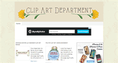Desktop Screenshot of clipartdepartment.com
